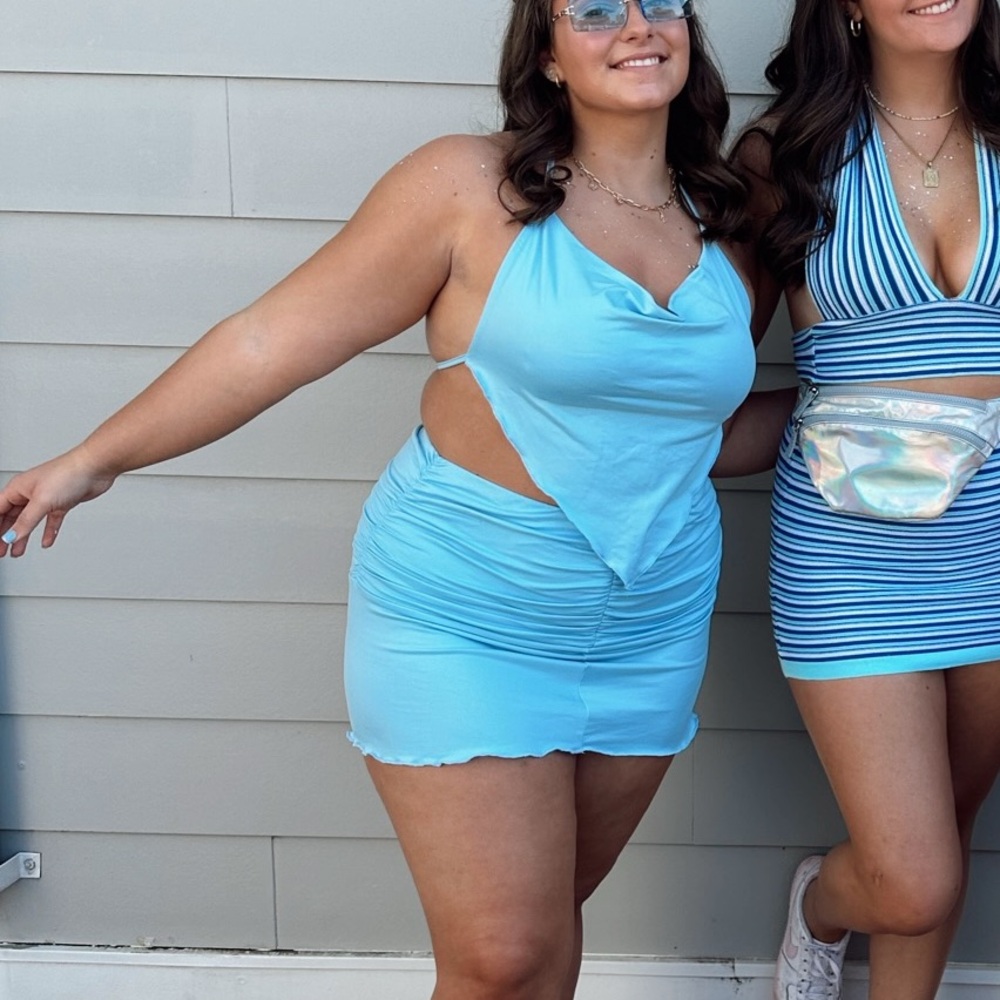 Baby Blue matching Set